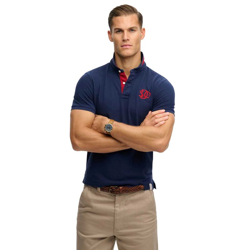 Superdry Pique Monogram Polo image number 0
